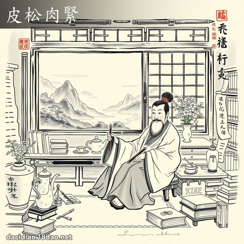 皮松肉紧 配图