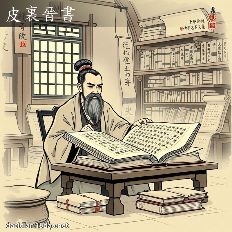 皮裏晋书 配图