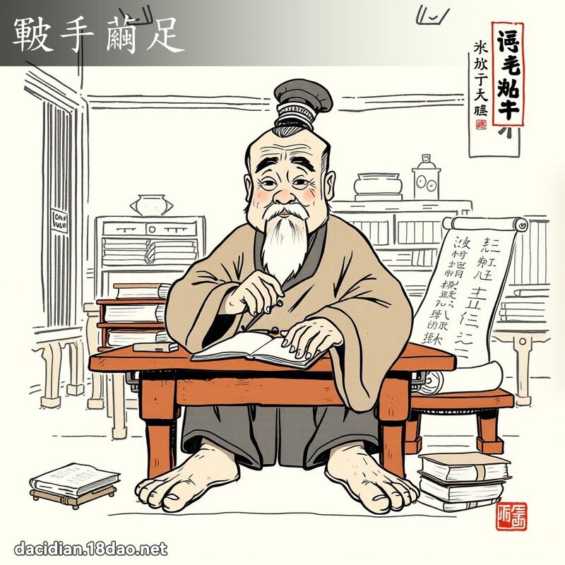 皸手茧足 配图