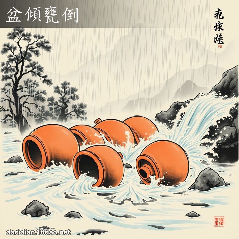 盆倾瓮倒 配图