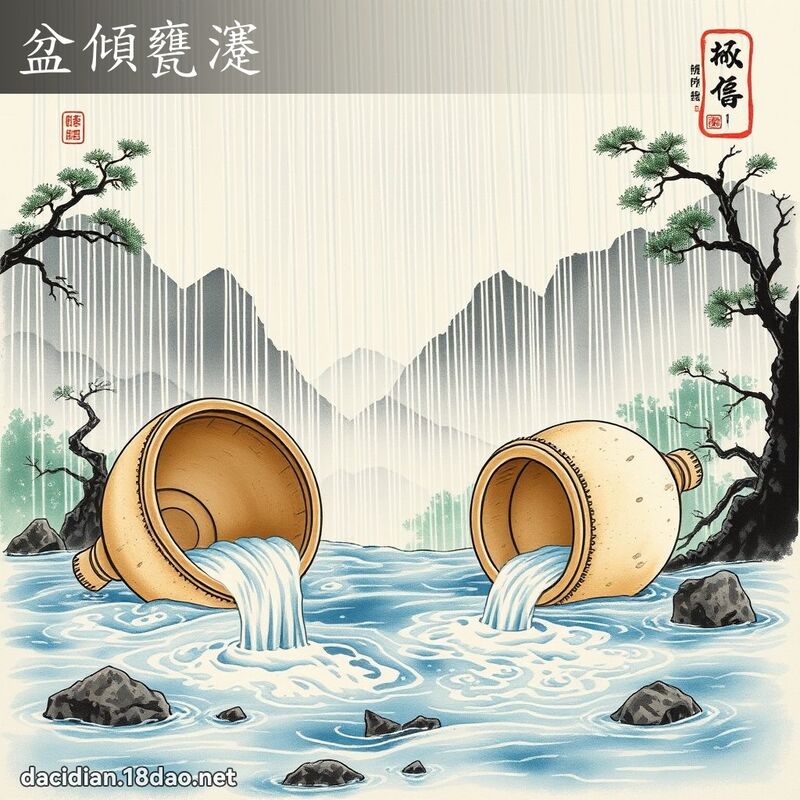 盆倾瓮瀽 配图