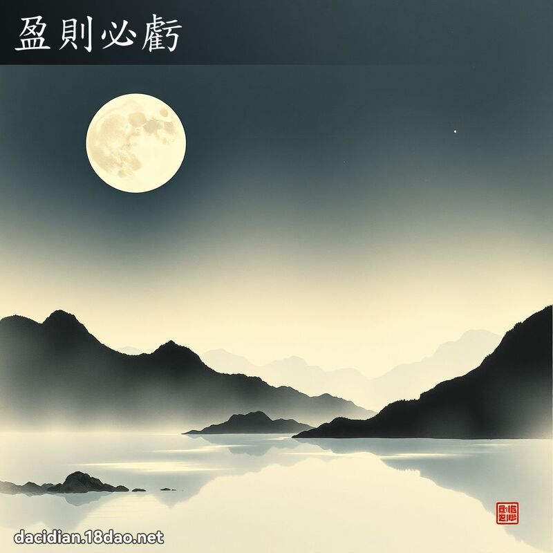 盈则必亏 配图