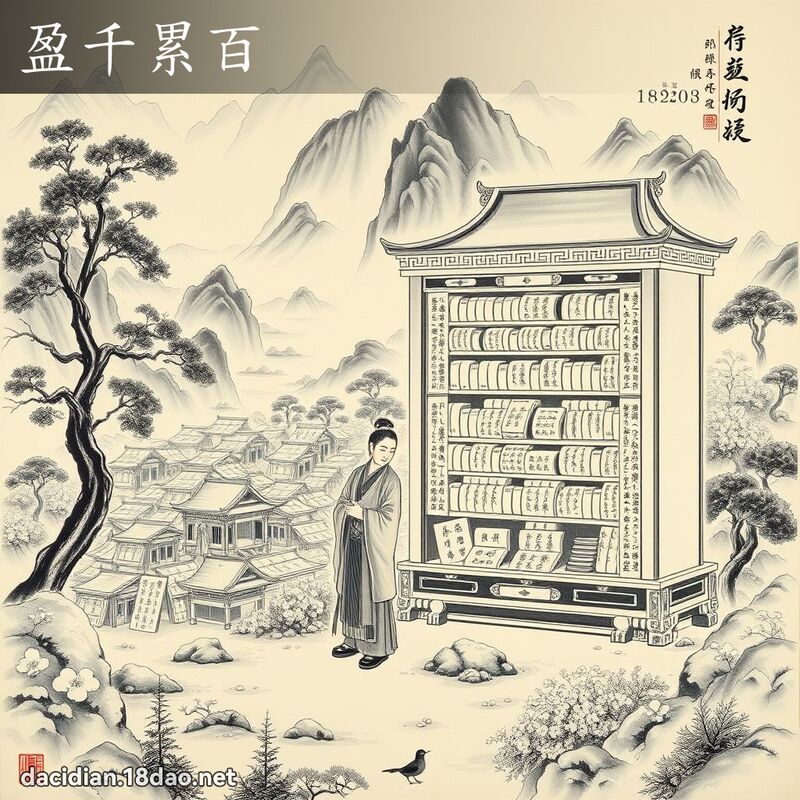 盈千累百 配图