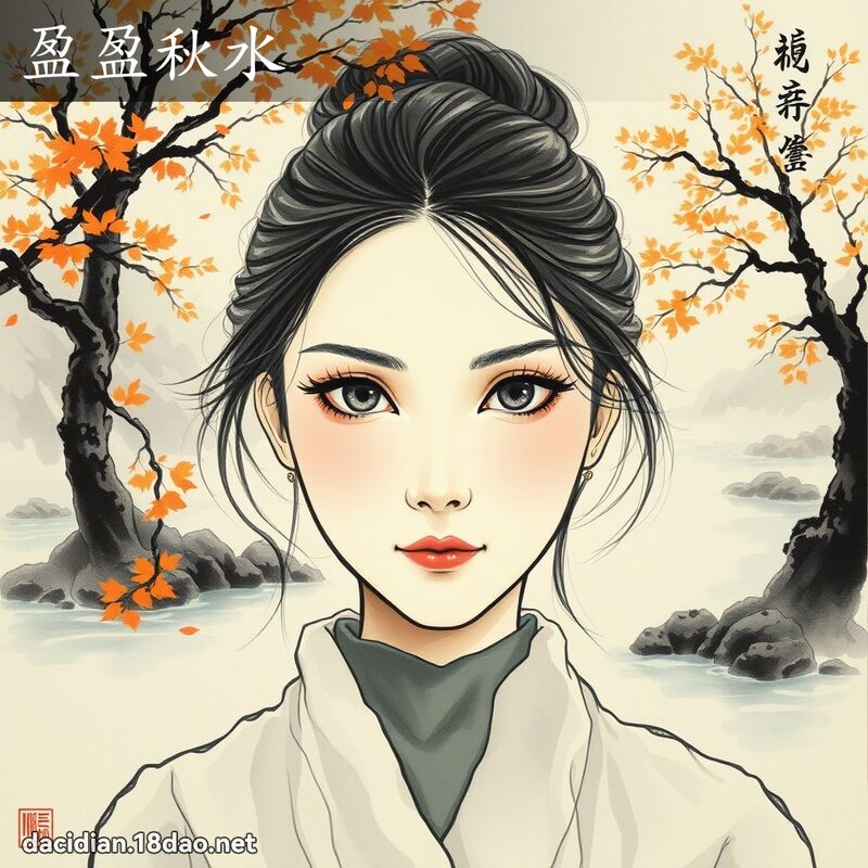 盈盈秋水 配图