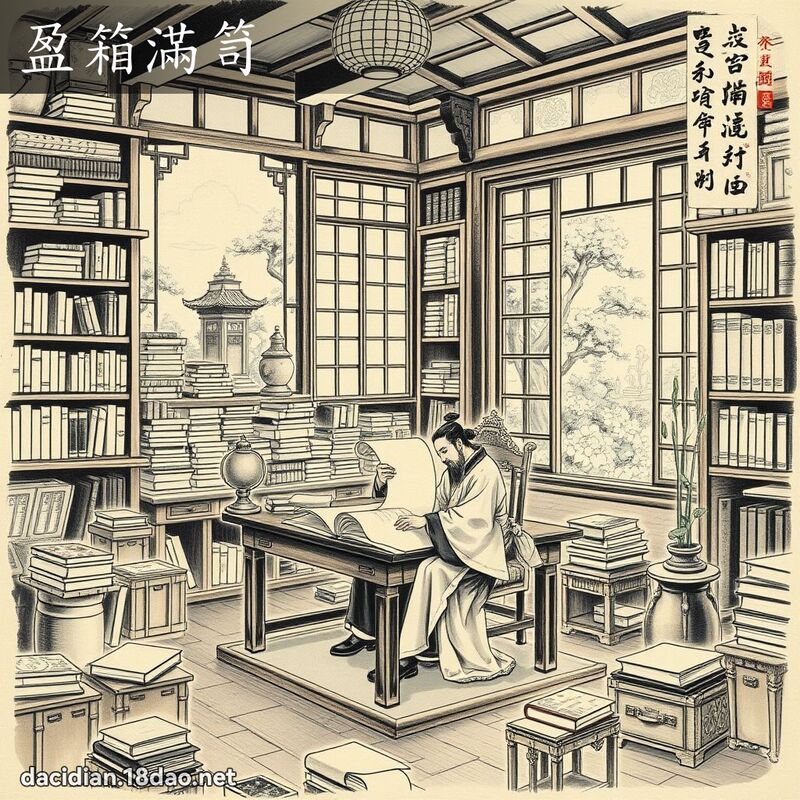 盈箱满笥 配图