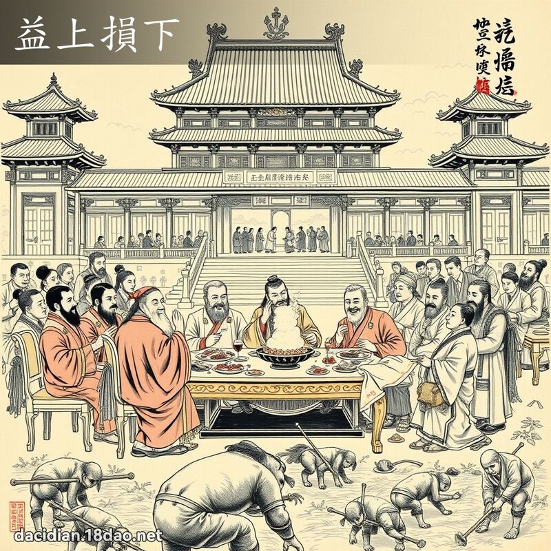 益上损下 配图