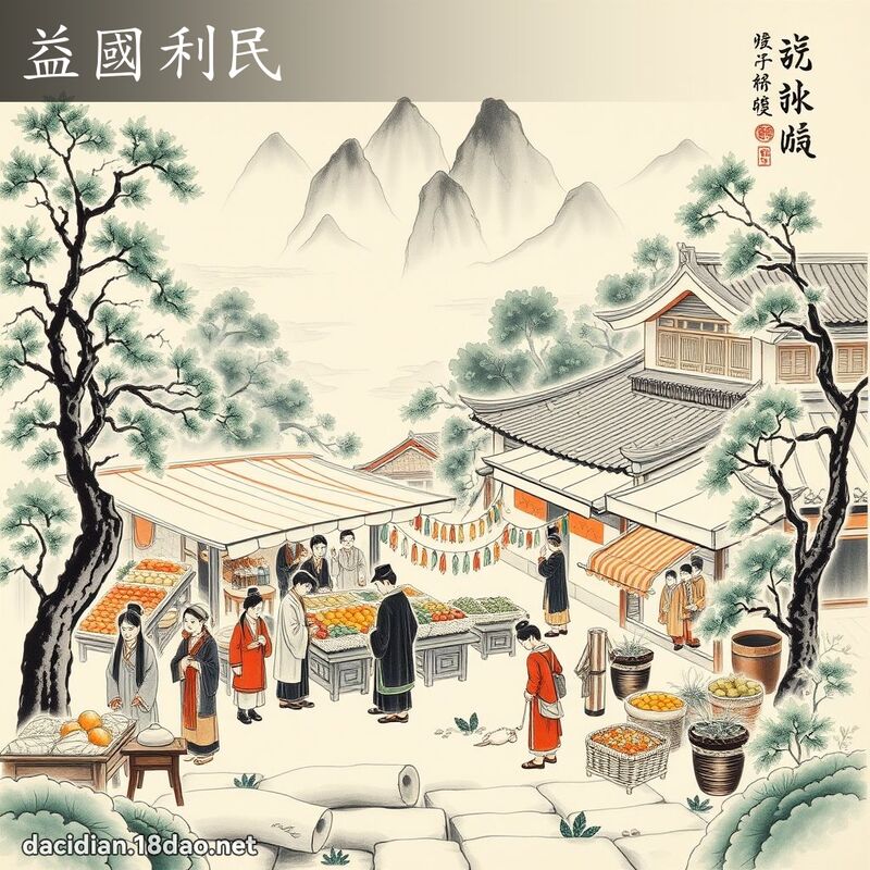益国利民 配图