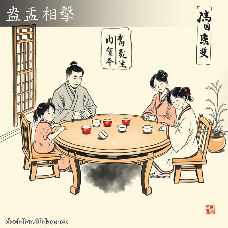 盎盂相击 配图