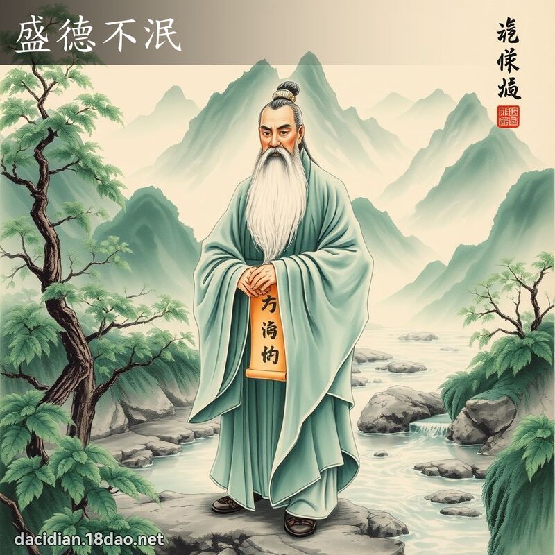 盛德不泯 配图