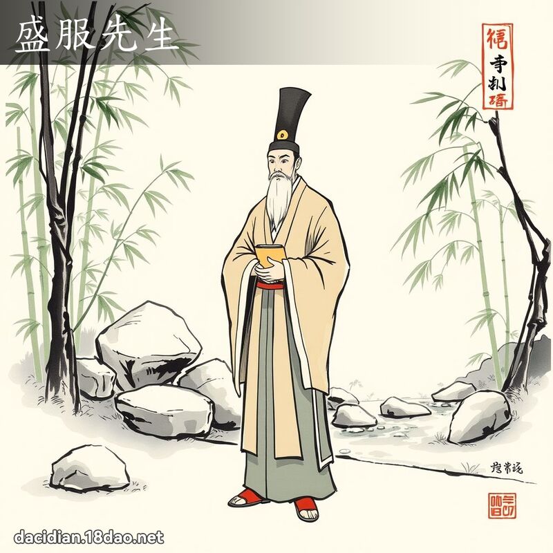 盛服先生 配图