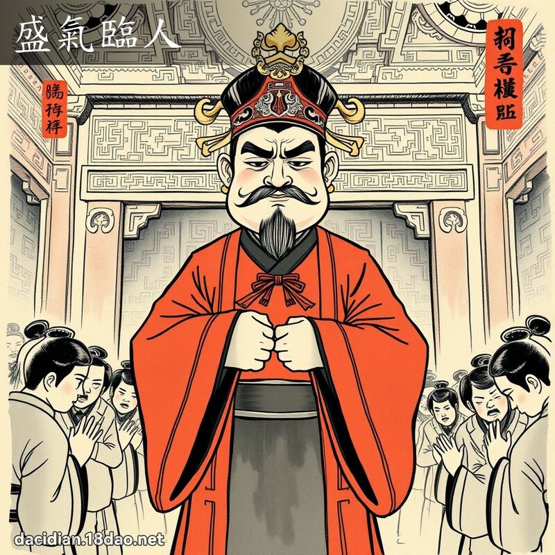 盛气临人 配图
