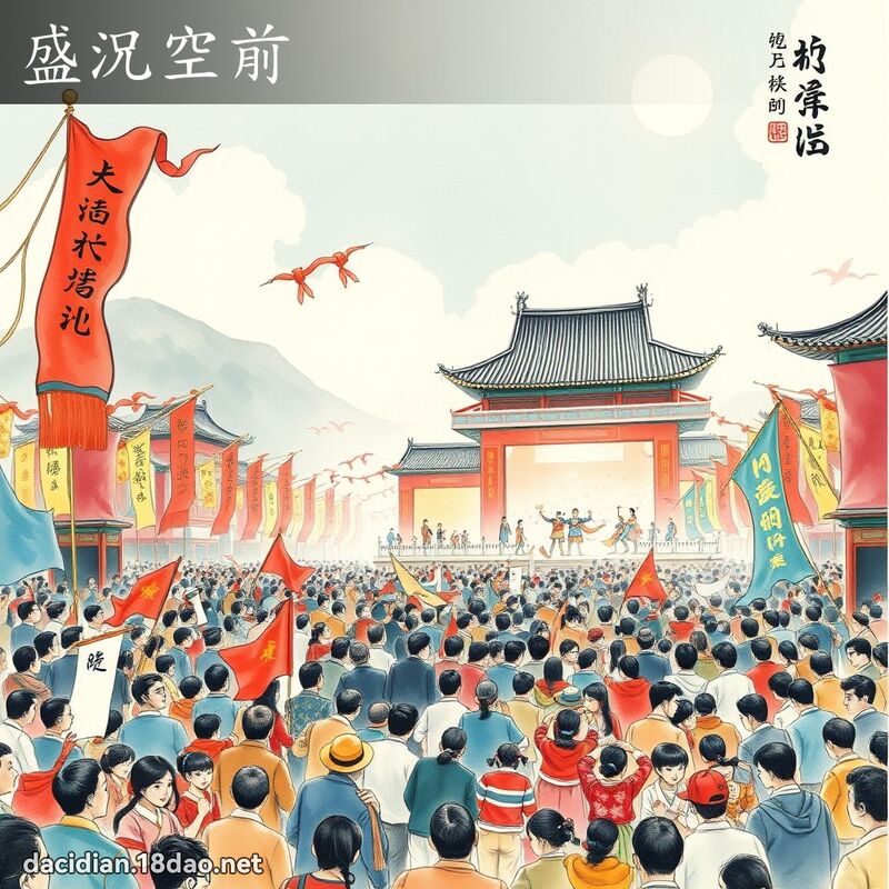 盛况空前 配图
