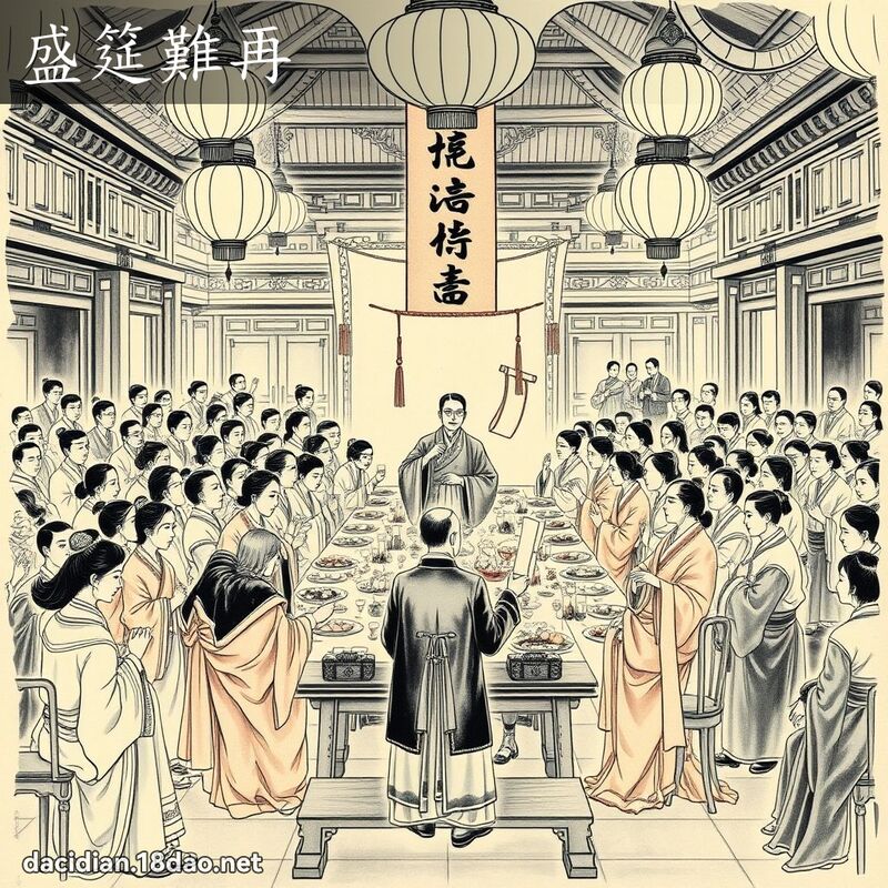 盛筵难再 配图