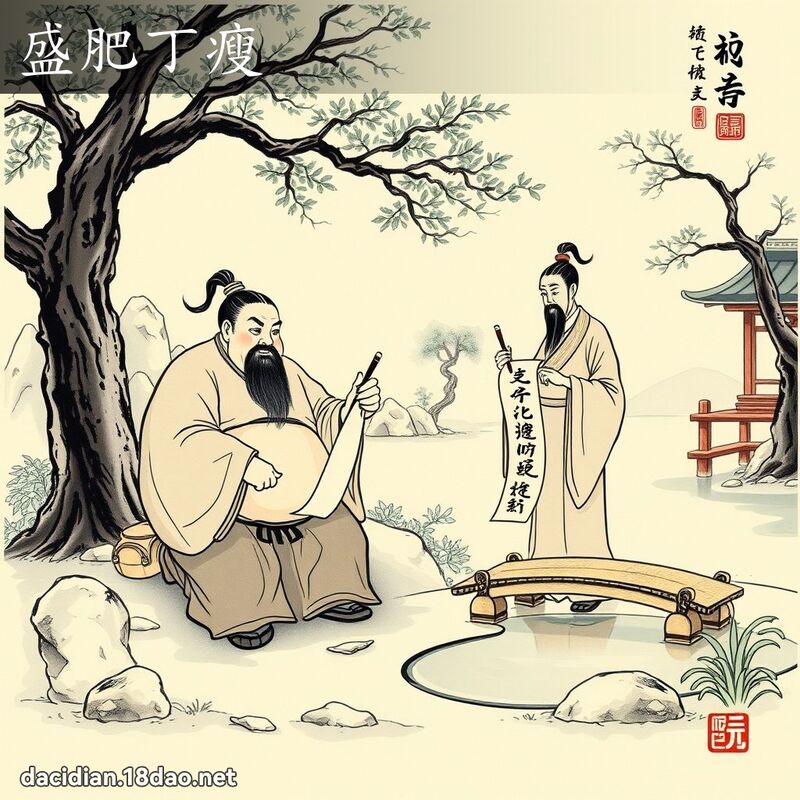 盛肥丁瘦 配图