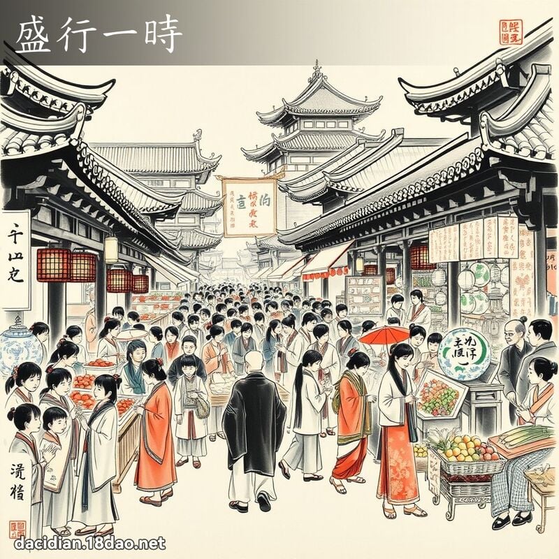 盛行一时 配图