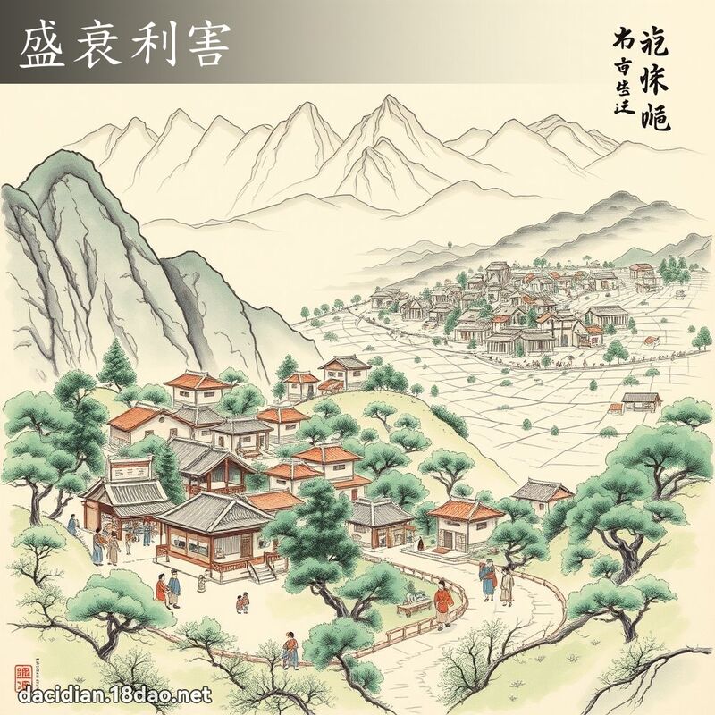 盛衰利害 配图