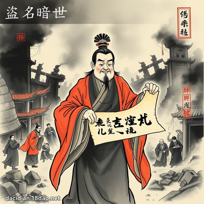 盗名暗世 配图