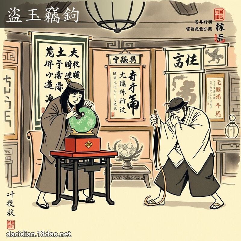 盗玉窃钩 配图