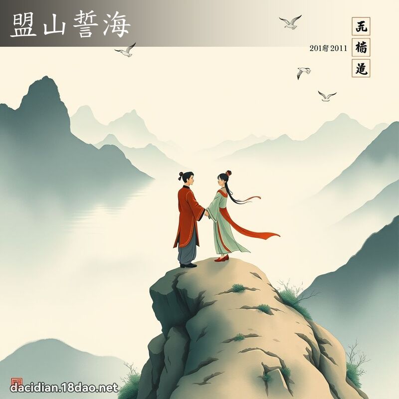 盟山誓海 配图