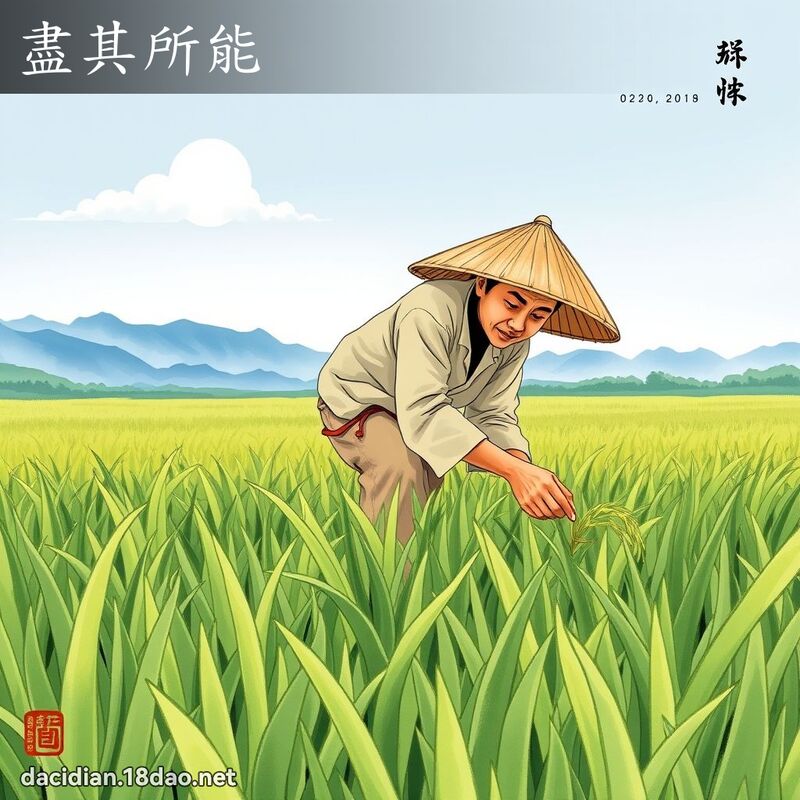 尽其所能 配图