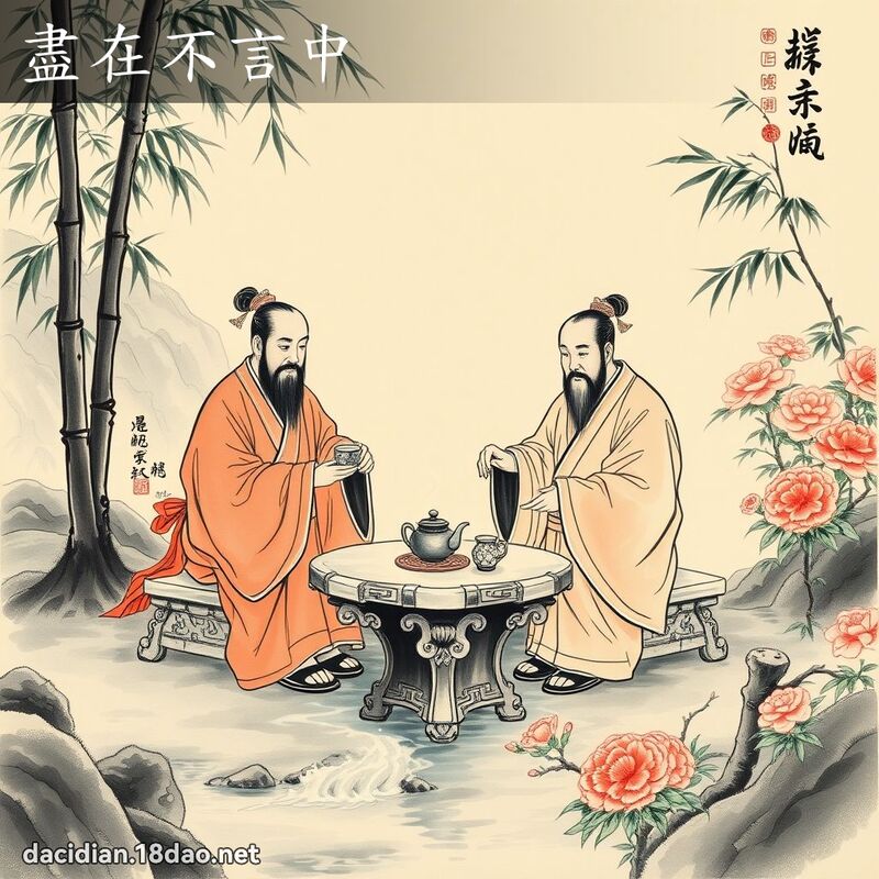 尽在不言中 配图