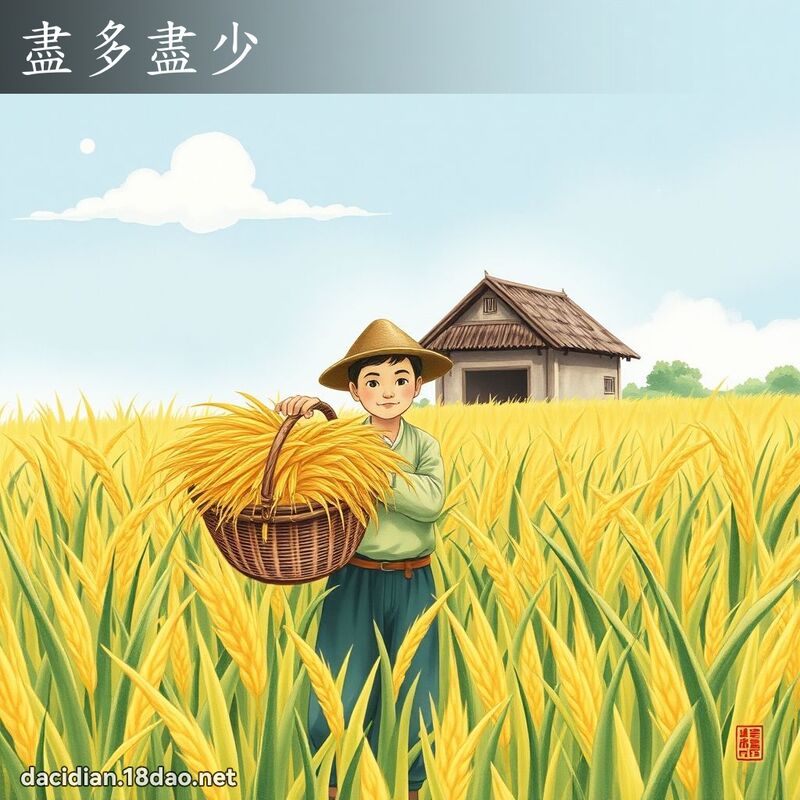 尽多尽少 配图