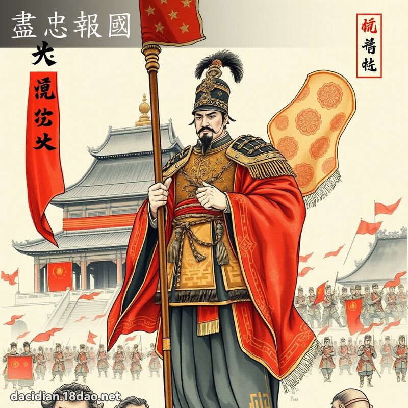 尽忠报国 配图