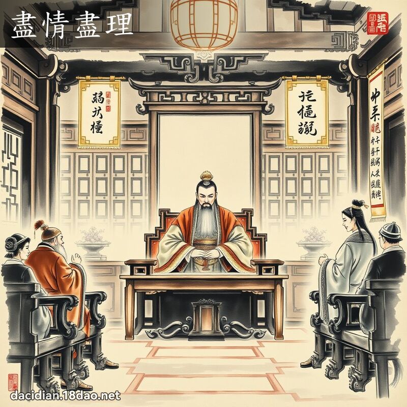 尽情尽理 配图