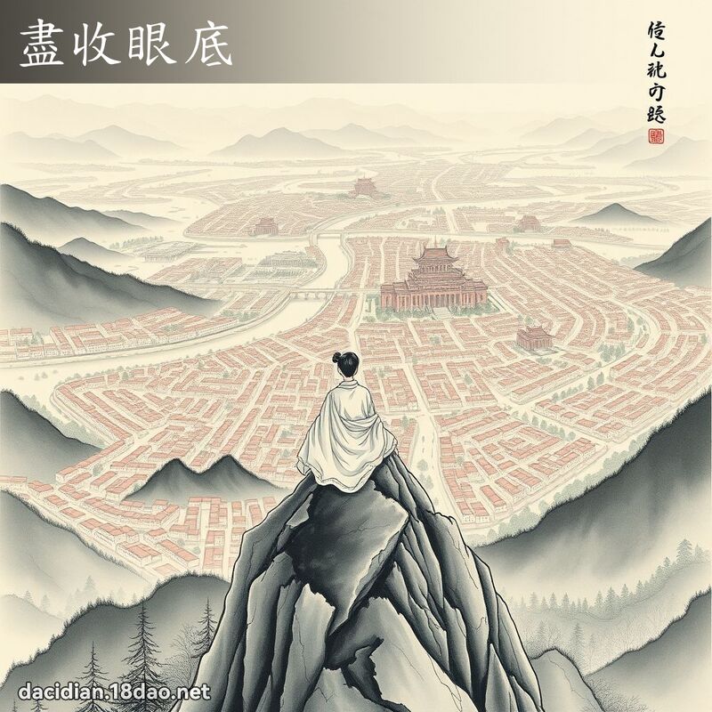 尽收眼底 配图