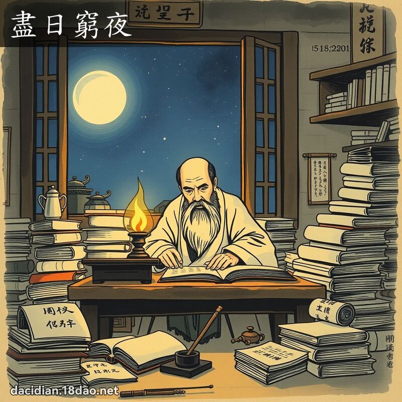 尽日穷夜 配图