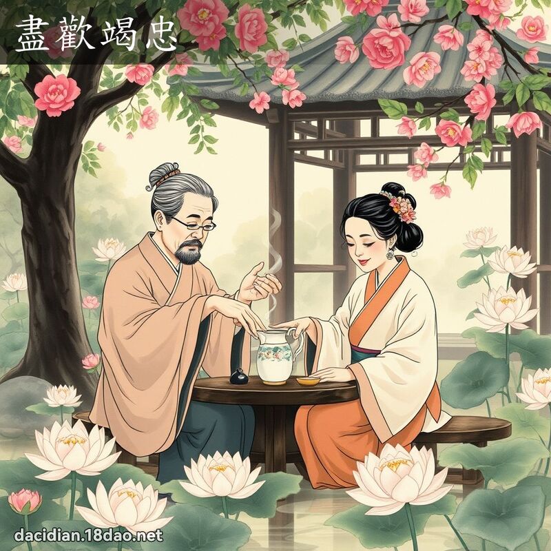 尽欢竭忠 配图