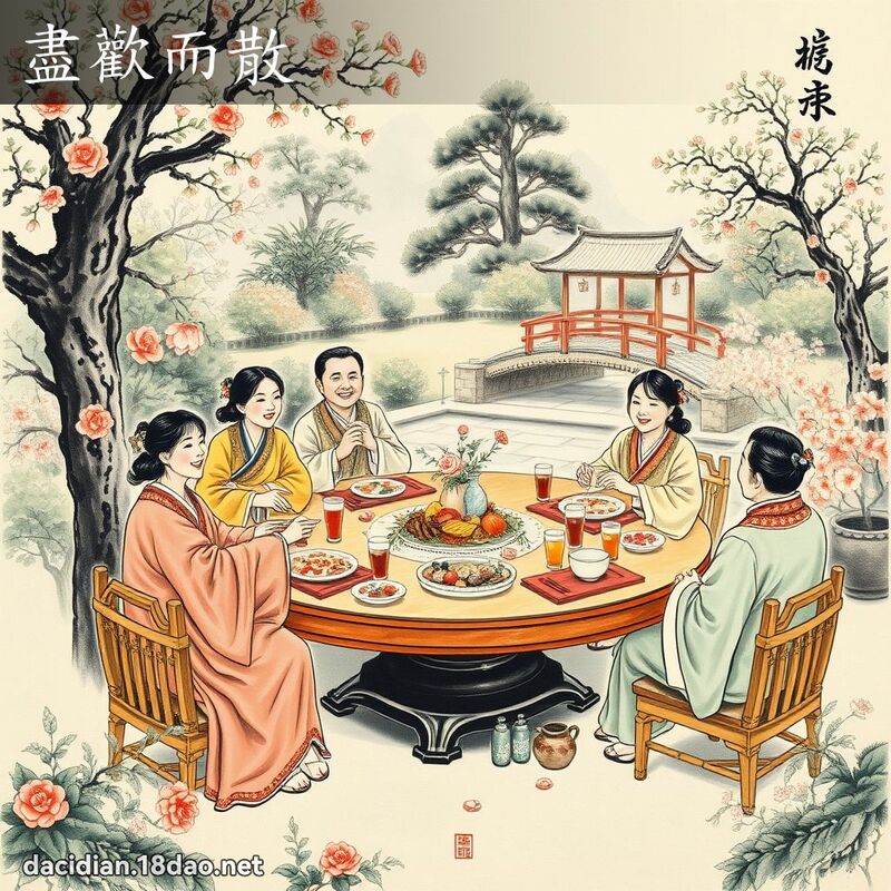 尽欢而散 配图