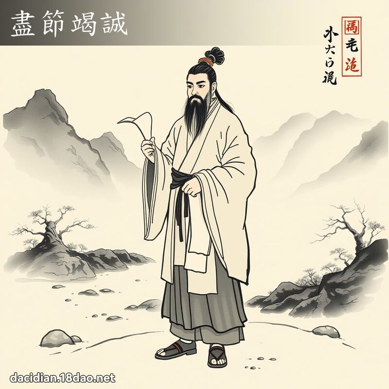 尽节竭诚 配图