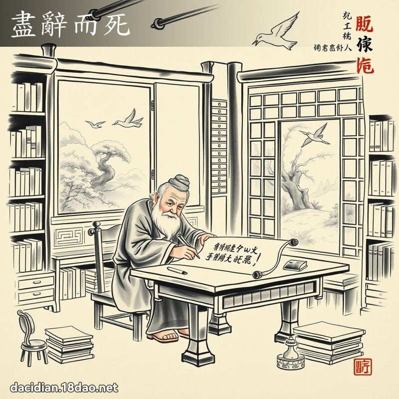 尽辞而死 配图