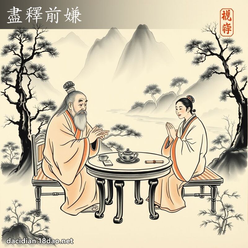 尽释前嫌 配图