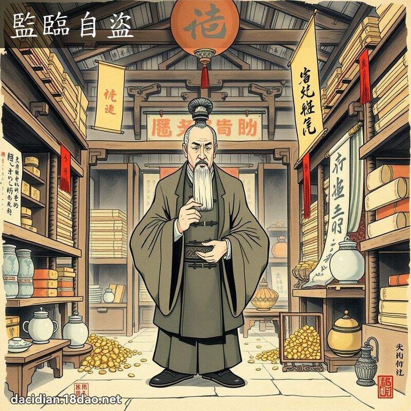 监临自盗 配图