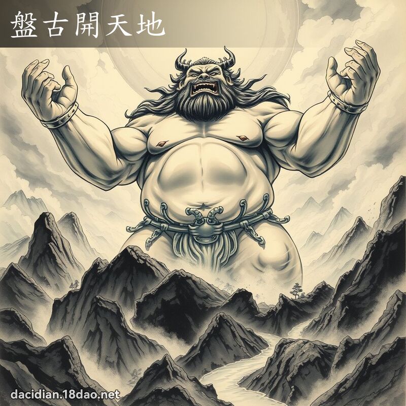 盘古开天地 配图