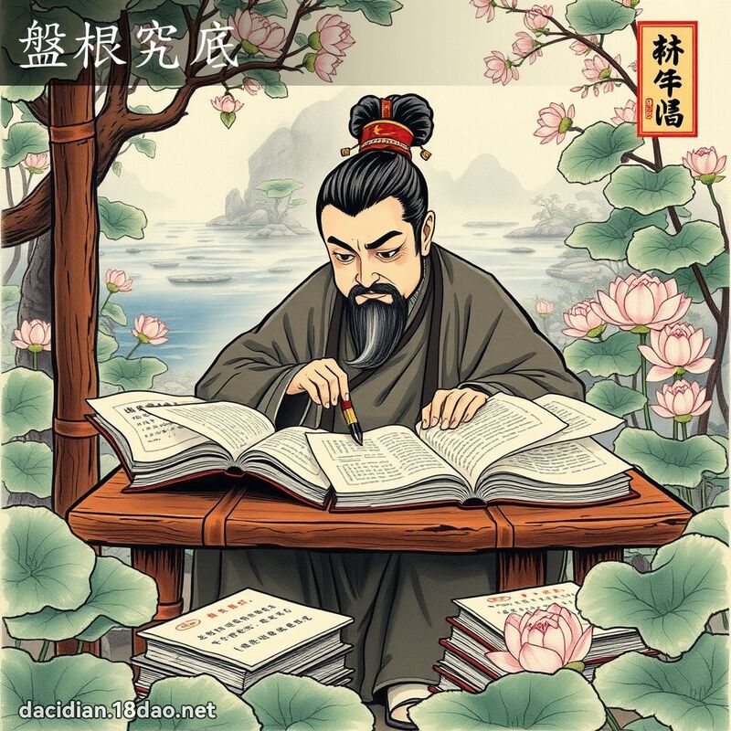 盘根究底 配图