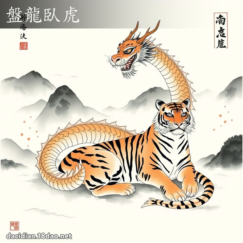 盘龙臥虎 配图