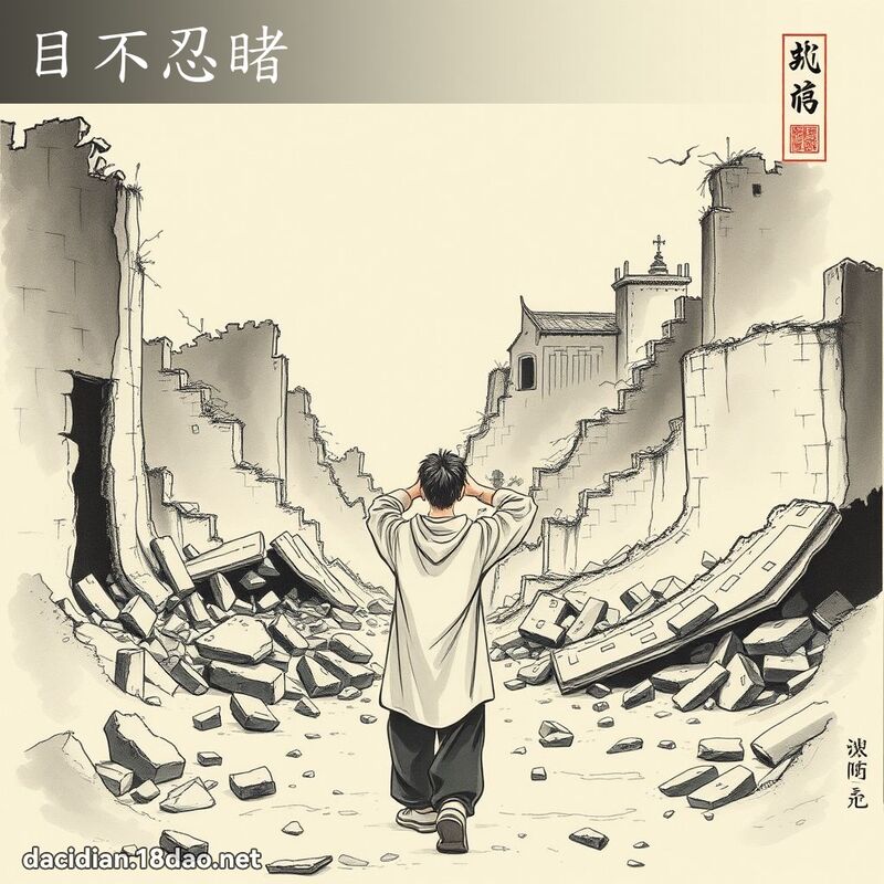 目不忍睹 配图