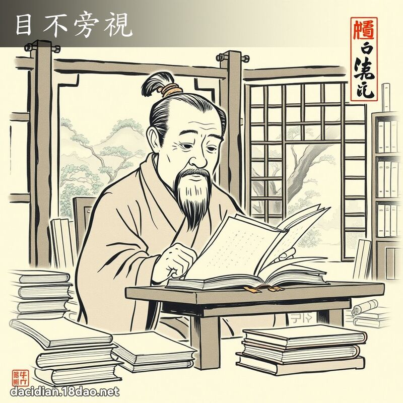 目不旁视 配图