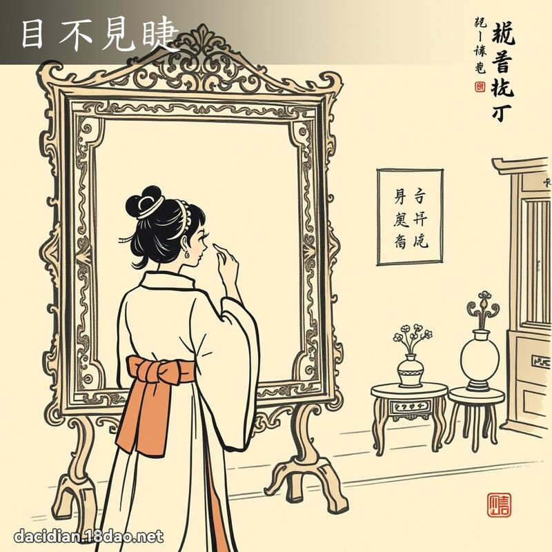 目不见睫 配图