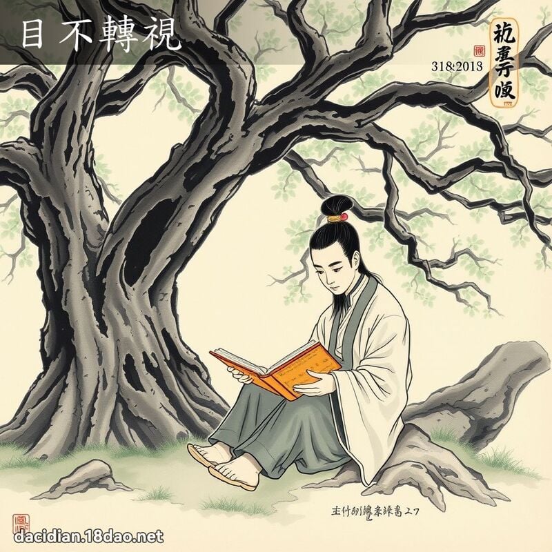 目不转视 配图