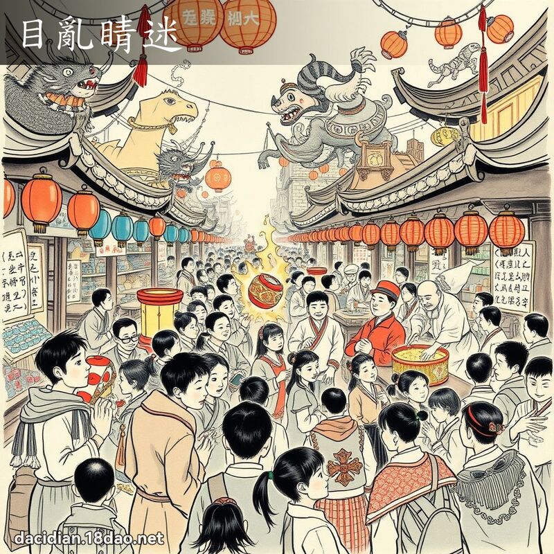 目乱睛迷 配图