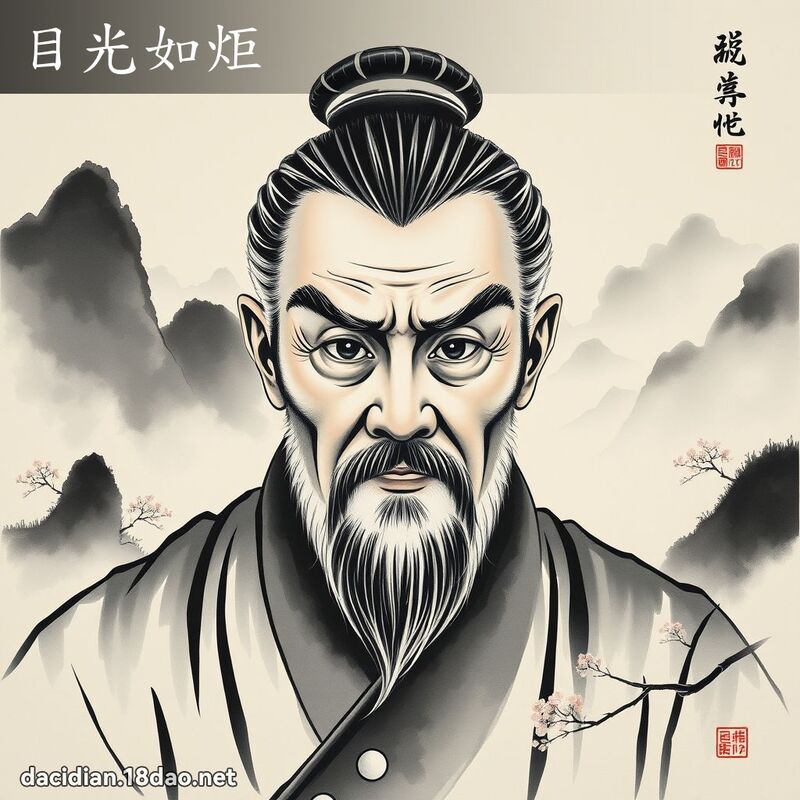 目光如炬 配图
