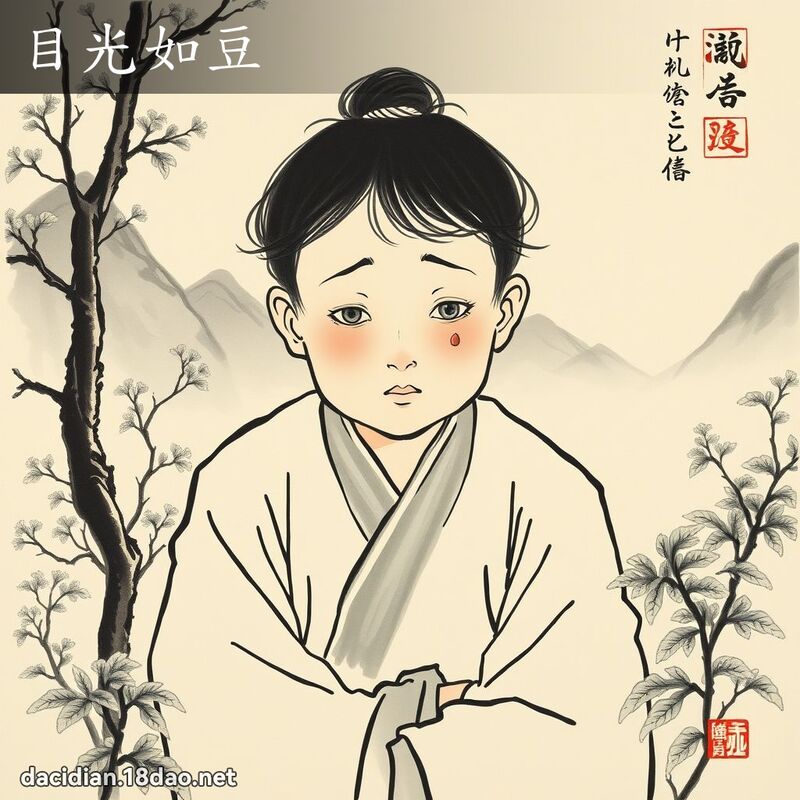 目光如豆 配图