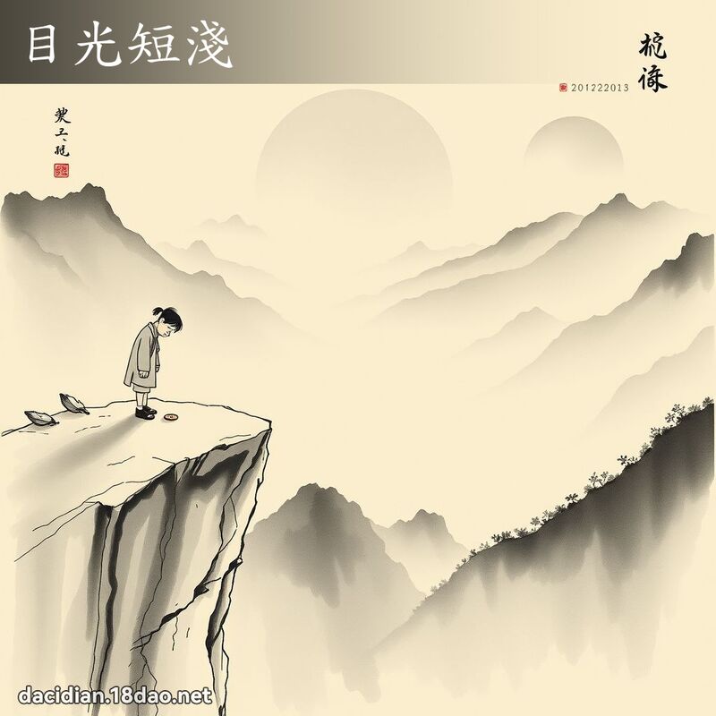 目光短浅 配图