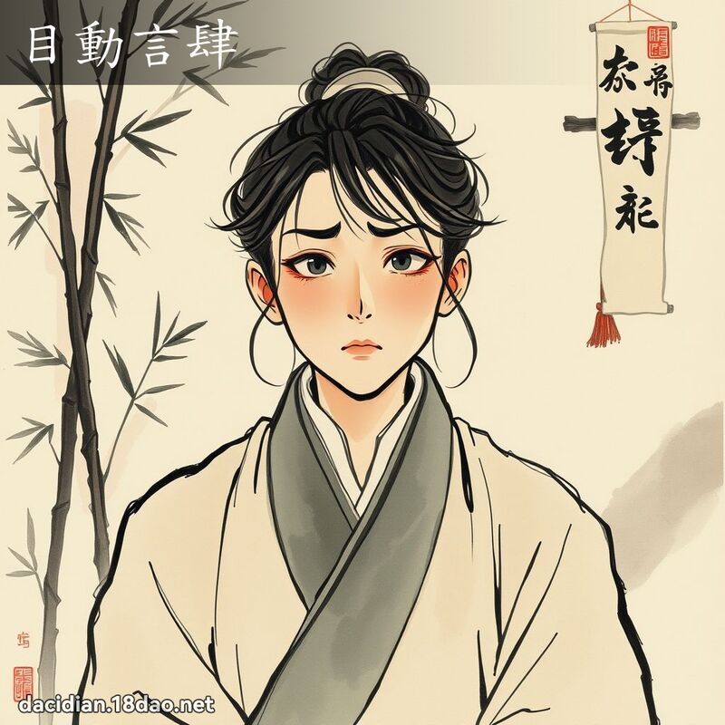 目动言肆 配图