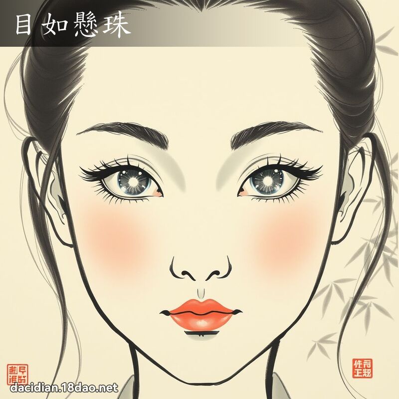 目如悬珠 配图