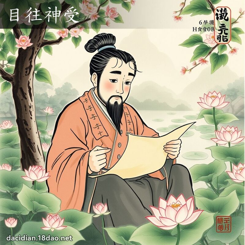 目往神受 配图